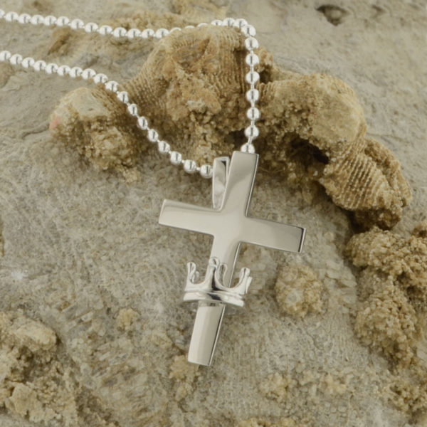 Cross & Crown Pendant