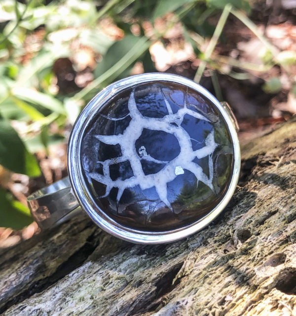 Fossilized Mud Crack Bracelet Top