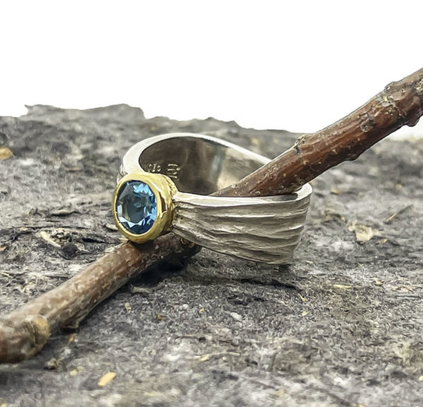 Swiss Blue Topaz Ring - Image 2