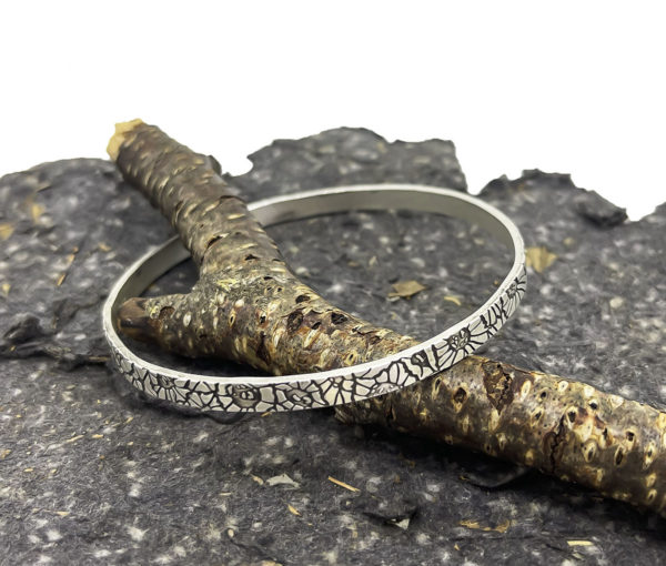 Petoskey Impression Bangle