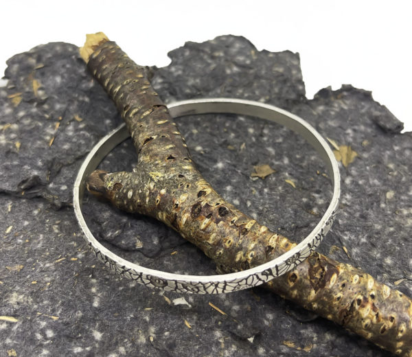 Petoskey Impression Bangle - Image 3