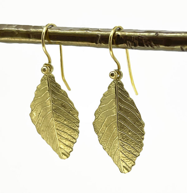 Beech Leaf Earrings - Image 2