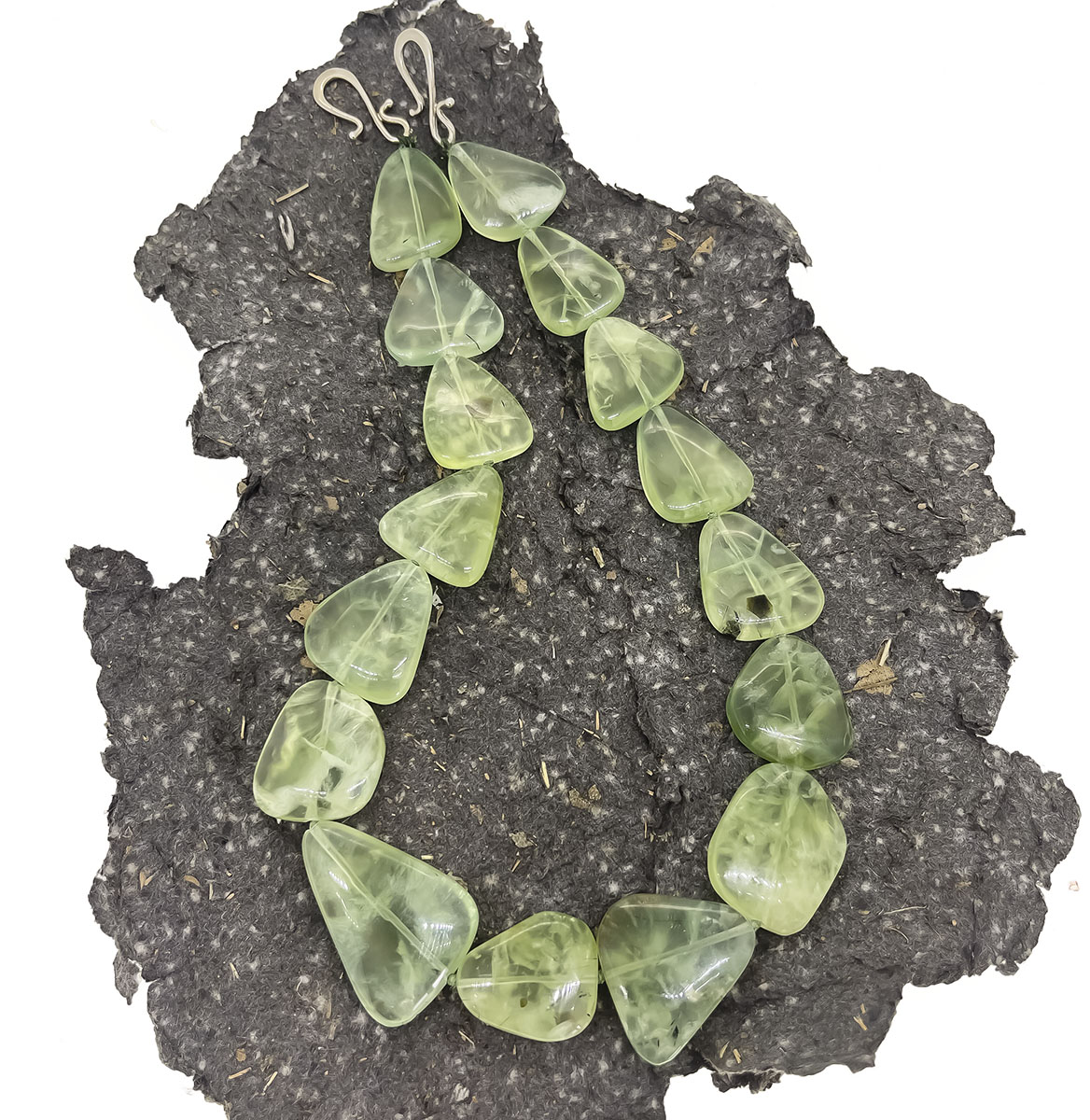 Prehnite necklace sale