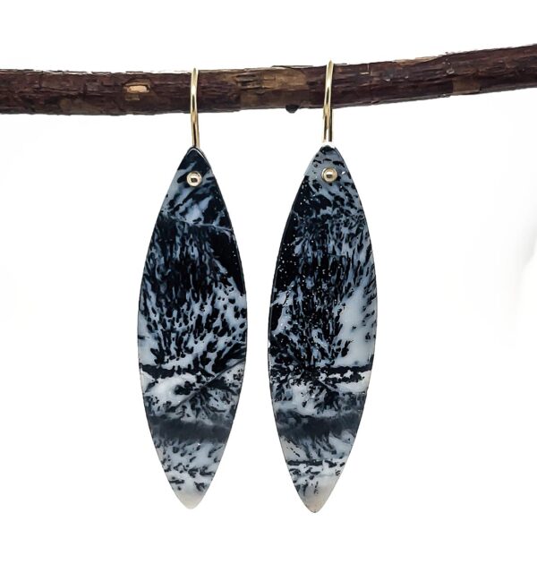 Dendritic Agate Earrings