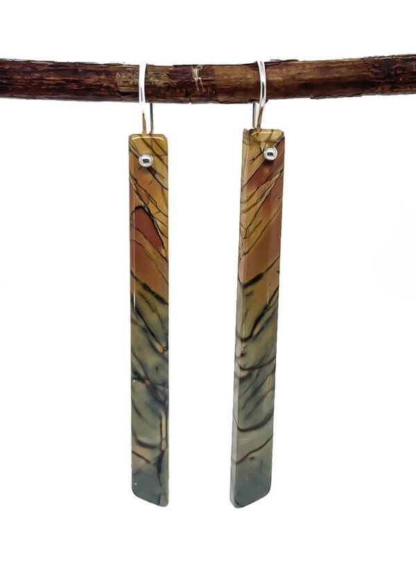 Cherry Creek Jasper Stick Earrings