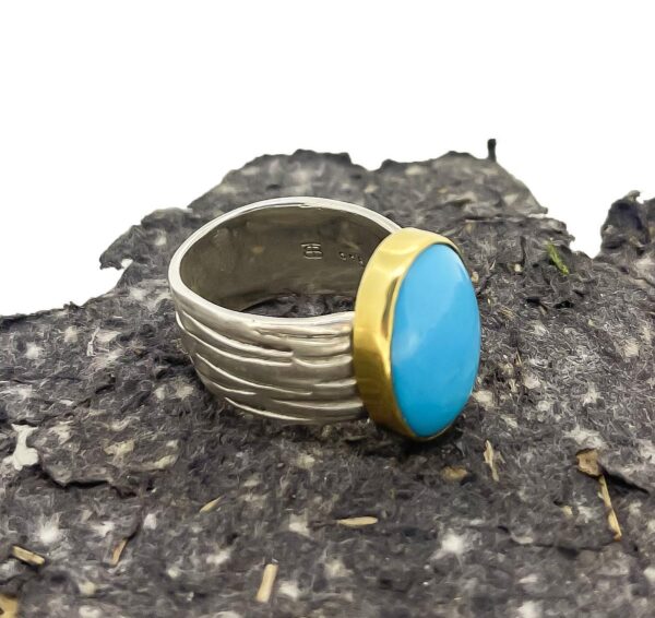 Turquoise Dune Grass Ring - Image 5