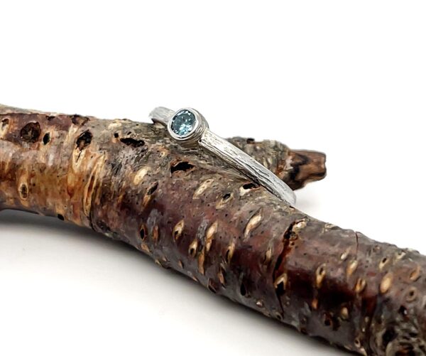Teal Diamond Ring - Image 2