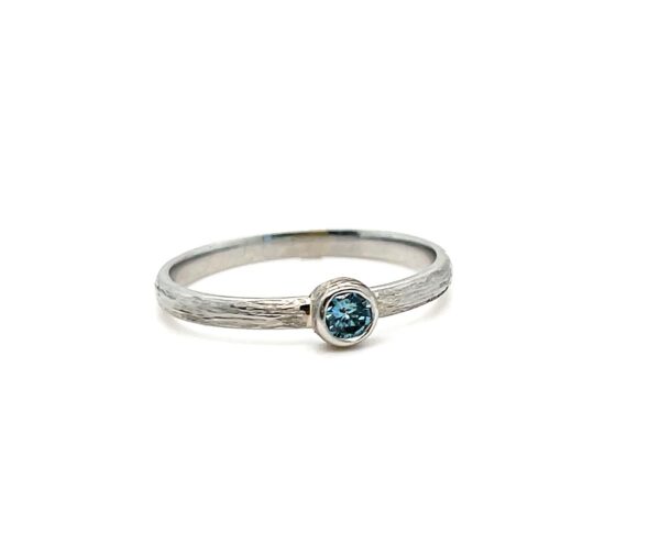 Teal Diamond Ring - Image 5