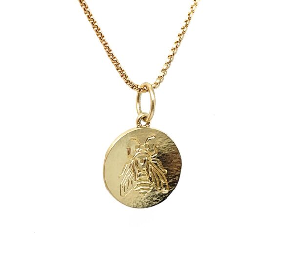 Bumble bee Pendant-Gold - Image 3
