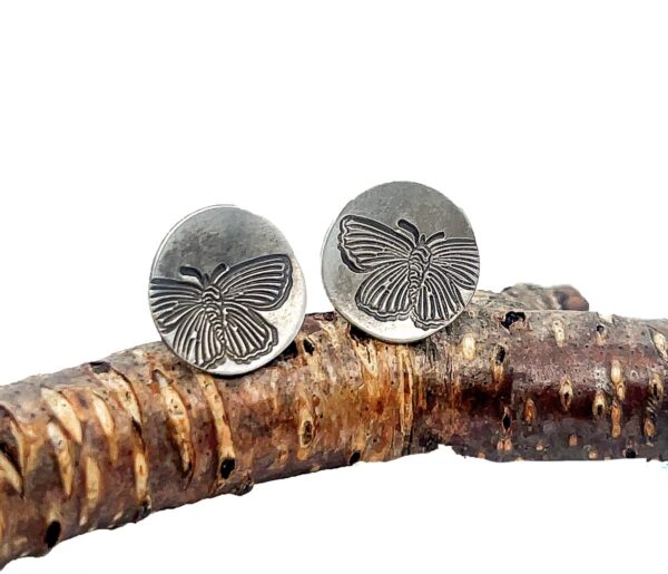 Butterfly Stud Earrings - Image 2