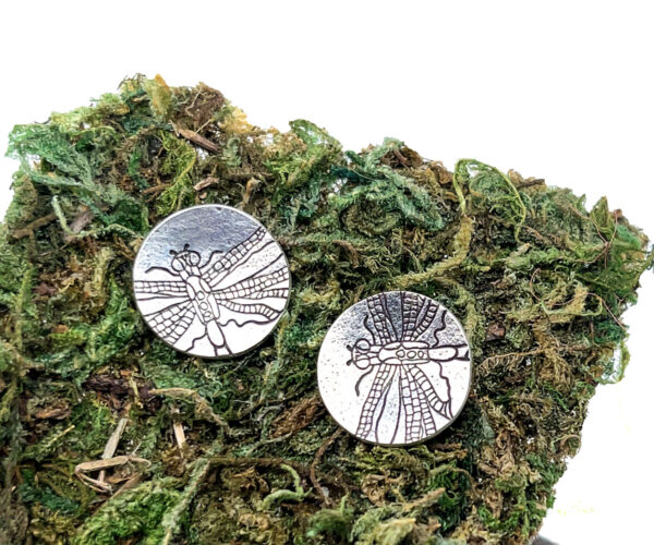 Dragonfly Stud Earrings - Image 3