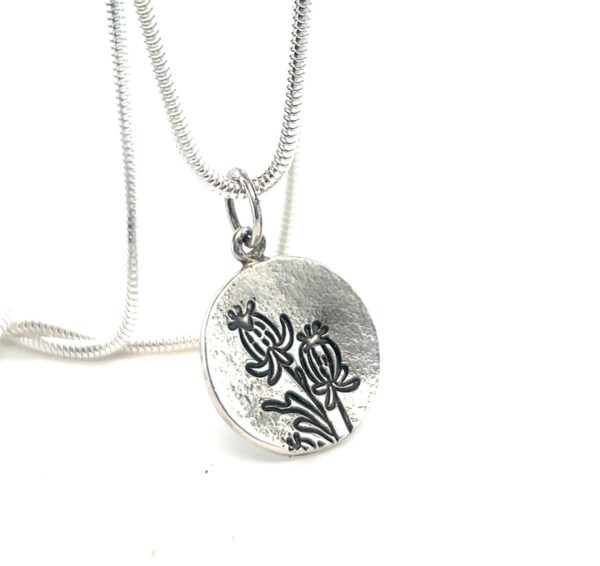 Pitcher's Thistle Pendant- Silver - Image 5