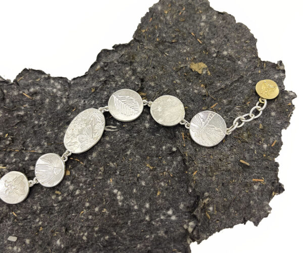 Garden Party Link Bracelet with 18ky Gold - Image 4