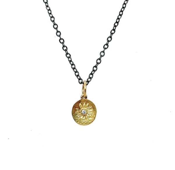 ASTER AND DIAMOND NECKLACE