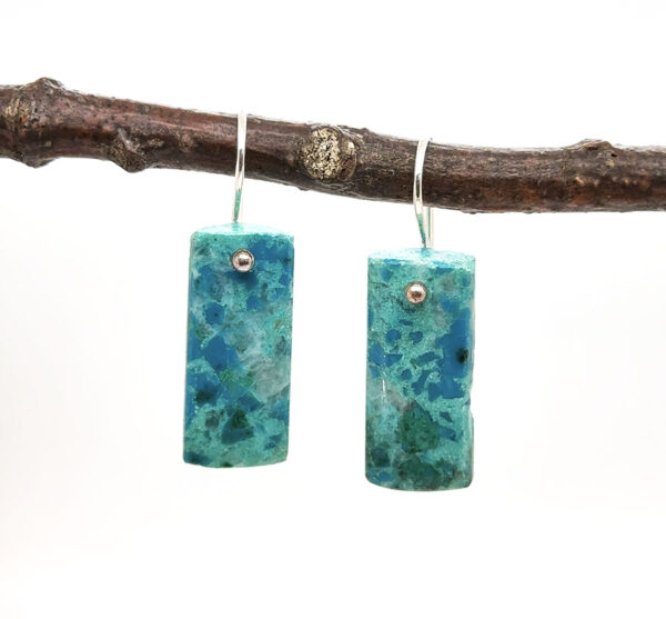 CHRYSOCOLLA EARRINGS