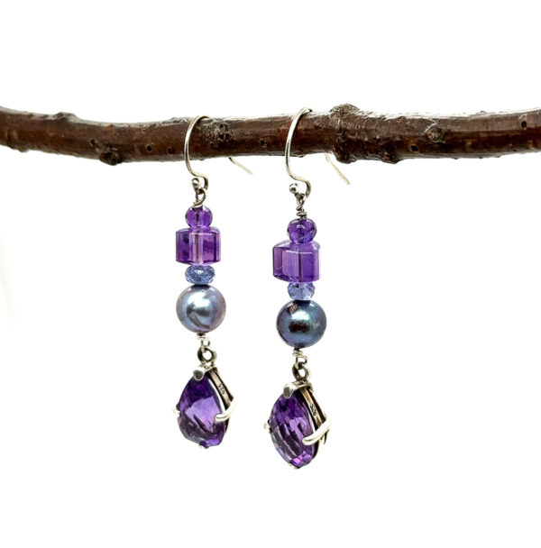AMETHYST EARRINGS - Image 2