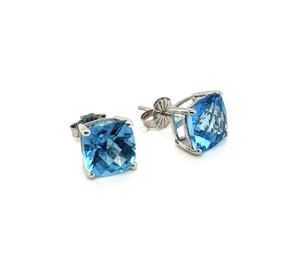 TOPAZ STUD EARRINGS - Image 2