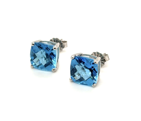 TOPAZ STUD EARRINGS - Image 3