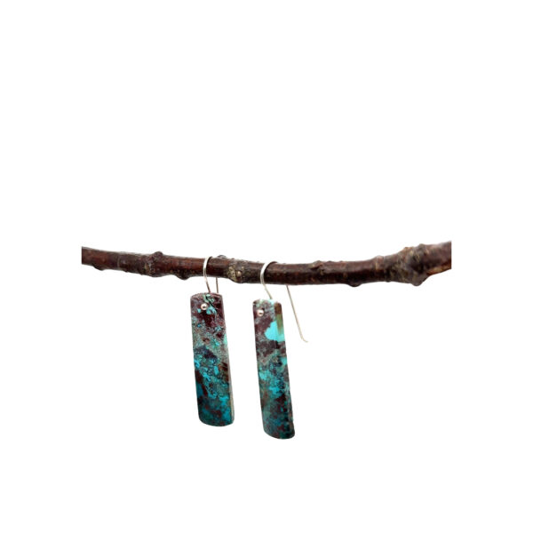 CHRYSOCOLLA EARRINGS - Image 2