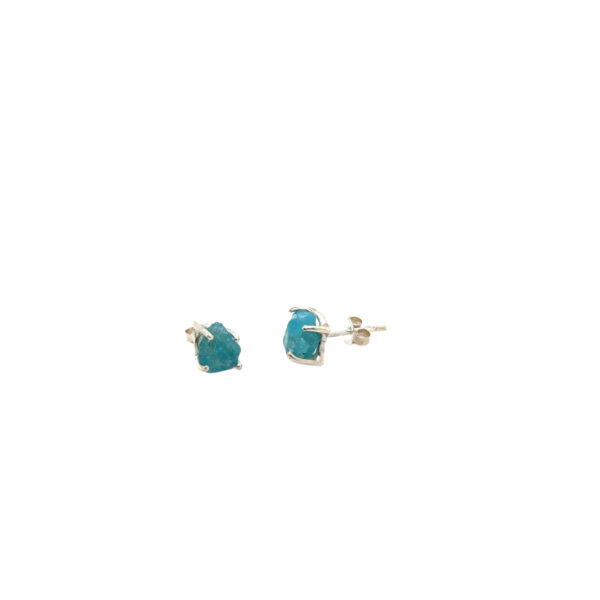 APATITE STUD EARRINGS - Image 2