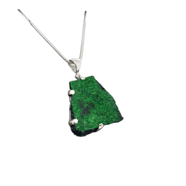 UVAROVITE DRUSY PENDANT - Image 3